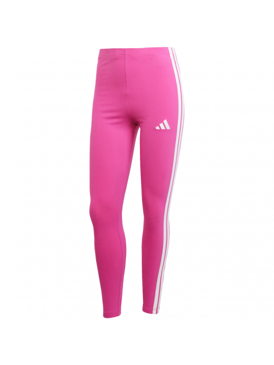 Dámske bavlnené legíny adidas Essentials s 3 prúžkami, ružové JC5577